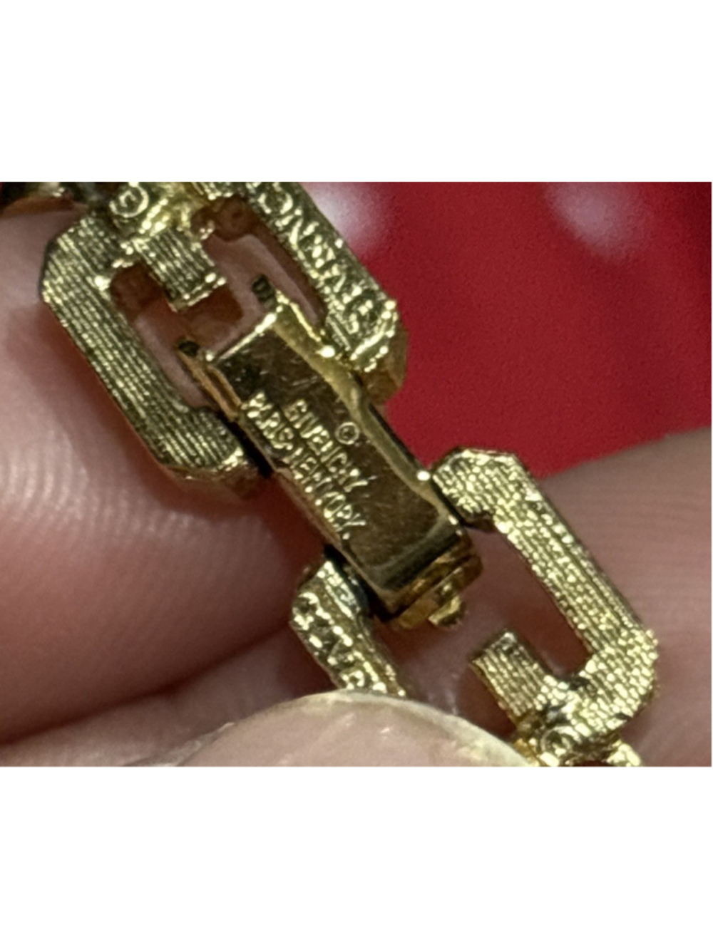 GIVENCHY G Logo Women Unisex Necklace Gold 39cm Used - Picture 7 of 12